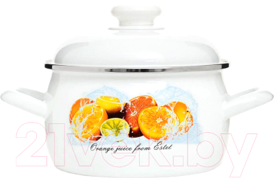 Кастрюля ЭСТЕТ Цитрусовый фреш / ЭТ-72478 - фото