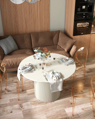 Обеденный стол Stool Group Ballet 120x75 (серый)