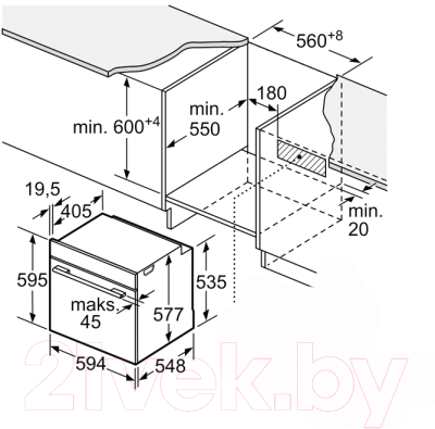 Электрический духовой шкаф Siemens HB774G2B1