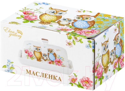 Масленка Elan Gallery Совушки / 420354