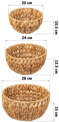 Набор корзин El Casa 240324