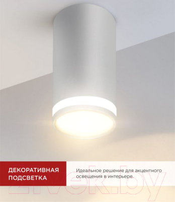 Потолочный светильник INhome НПБ Цилиндр-GU10-WL-WH / 4690612046495