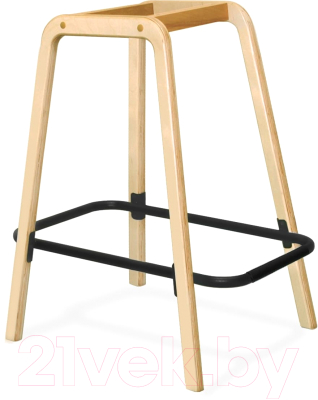 Стул барный Sheffilton SHT-ST38/S94-1 полубарный (ночное затмение/прозрачный лак/черный муар)