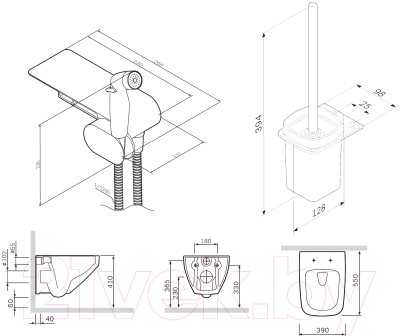Унитаз подвесной AM.PM Inspire V2.0 CK50H0603W