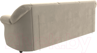 Диван Лига Диванов Карнелла / 105876 (микровельвет бежевый)