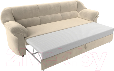 Диван Лига Диванов Карнелла / 105876 (микровельвет бежевый)