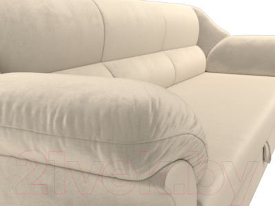 Диван Лига Диванов Карнелла / 105876 (микровельвет бежевый)
