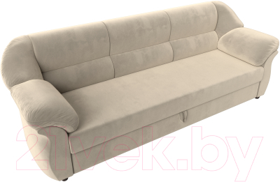 Диван Лига Диванов Карнелла / 105876 (микровельвет бежевый)