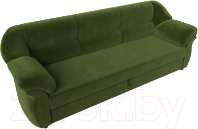 Диван Лига Диванов Карнелла / 105878 (микровельвет зеленый)