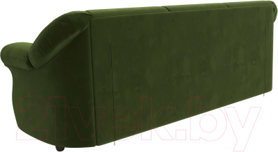 Диван Лига Диванов Карнелла / 105878 (микровельвет зеленый)