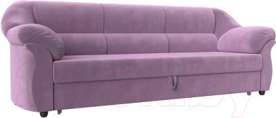 Диван Лига Диванов Карнелла / 105881 (микровельвет сиреневый) - фото