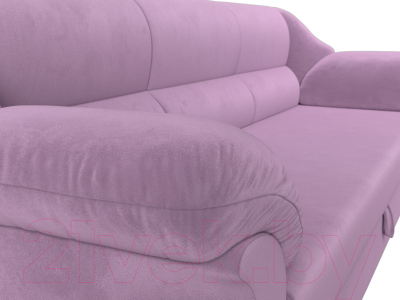 Диван Лига Диванов Карнелла / 105881 (микровельвет сиреневый)