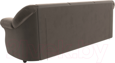 Диван Лига Диванов Карнелла / 109521 (велюр коричневый)