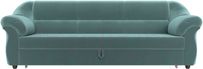 Диван Лига Диванов Карнелла / 109522 (велюр бирюзовый)