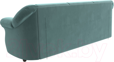 Диван Лига Диванов Карнелла / 109522 (велюр бирюзовый)