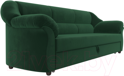 Диван Лига Диванов Карнелла / 109523 (велюр зеленый)