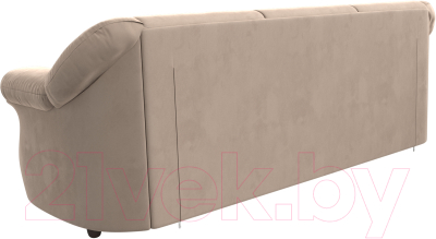 Диван Лига Диванов Карнелла / 109524 (велюр бежевый)