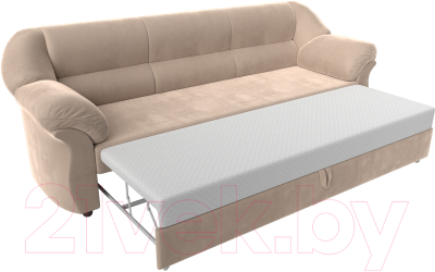 Диван Лига Диванов Карнелла / 109524 (велюр бежевый)