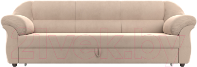 Диван Лига Диванов Карнелла / 109524 (велюр бежевый)