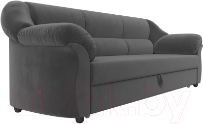 Диван Лига Диванов Карнелла / 109525 (велюр серый)