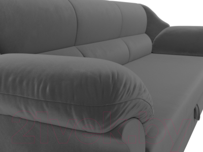 Диван Лига Диванов Карнелла / 109525 (велюр серый)