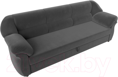 Диван Лига Диванов Карнелла / 109525 (велюр серый)