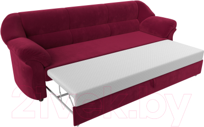 Диван Лига Диванов Карнелла / 109532 (микровельвет бордовый)