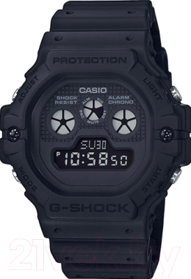 Часы наручные мужские Casio DW-5900BB-1ER - фото