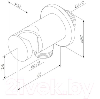 Подключение для душевого шланга AM.PM F0602122