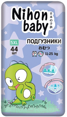 Подгузники детские Nihon Baby Junior 5XL 11-25кг - фото