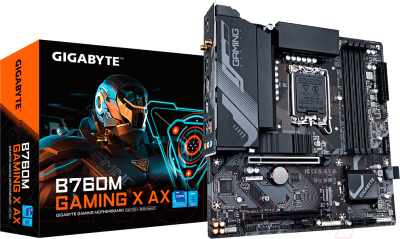 Материнская плата Gigabyte B760M Gaming X AX 1.2