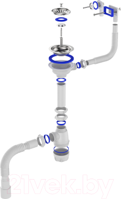 Сифон Aquant B0178-20-MR