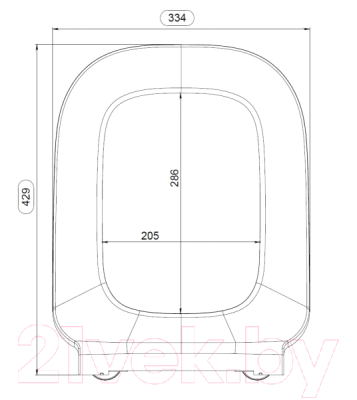 Сиденье для унитаза АВН SD 18ms