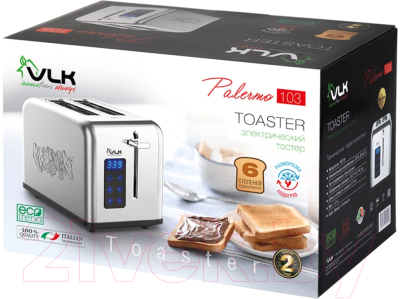 Тостер VLK Palermo 103 (стальной)