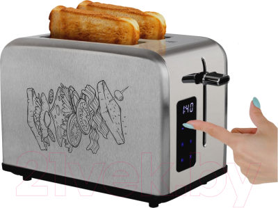 Тостер VLK Palermo 103 (стальной)