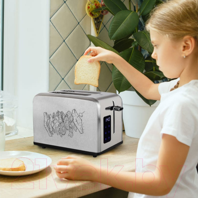 Тостер VLK Palermo 103 (стальной)