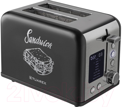 Тостер Tuarex TK-6003 (черный/стальной) - фото