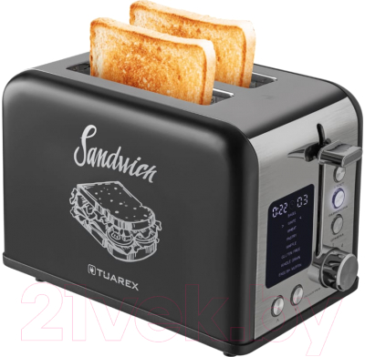 Тостер Tuarex TK-6003 (черный/стальной)