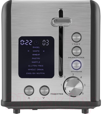 Тостер Tuarex TK-6003 (черный/стальной)