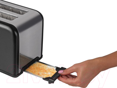 Тостер Tuarex TK-6003 (черный/стальной)