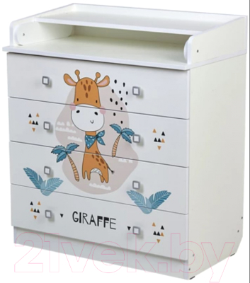 Комод пеленальный Фея Жарафик 1580 / 0001041.9.16 - фото