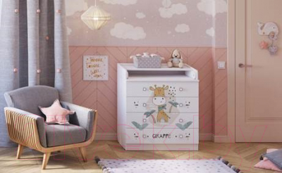 Комод пеленальный Фея Жарафик 1580 / 0001041.9.16