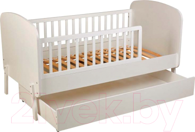 Детская кроватка Polini Kids Mirum 2010 c ящиком / 0003150-103