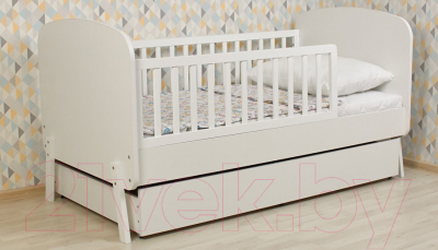Детская кроватка Polini Kids Mirum 2010 c ящиком / 0003150-103