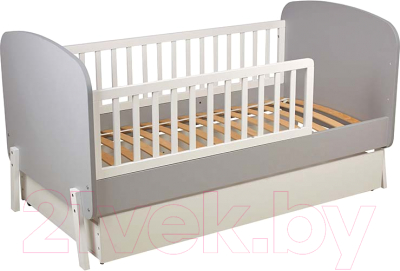 Детская кроватка Polini Kids Mirum 2010 c ящиком / 0003150-151 - фото