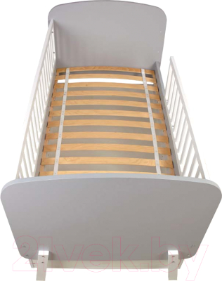 Детская кроватка Polini Kids Mirum 2010 c ящиком / 0003150-151