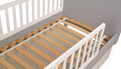 Детская кроватка Polini Kids Mirum 2010 c ящиком / 0003150-151