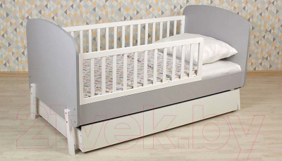 Детская кроватка Polini Kids Mirum 2010 c ящиком / 0003150-151