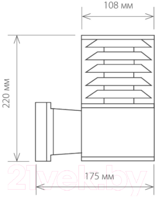 Бра уличное Elektrostandard 1408 Techno