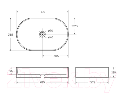 Умывальник BelBagno BB1479